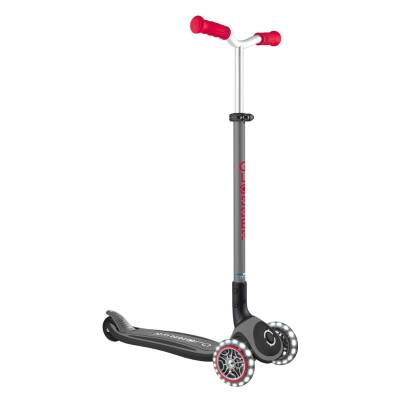 Globber Master Işıklı Katlanabilir Scooter - Kırmızı / Siyah 663-120 - 1