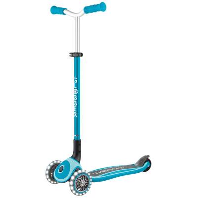 Globber Master Işıklı Katlanabilir Scooter - Okyanus Mavisi 663-100 - 1