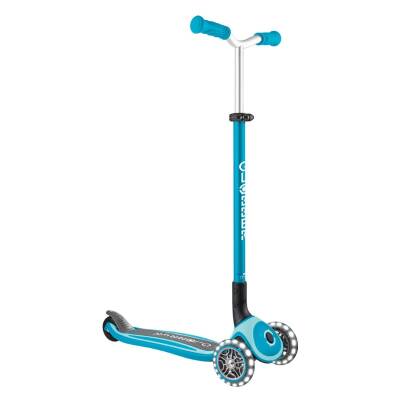 Globber Master Işıklı Katlanabilir Scooter - Okyanus Mavisi 663-100 - 2