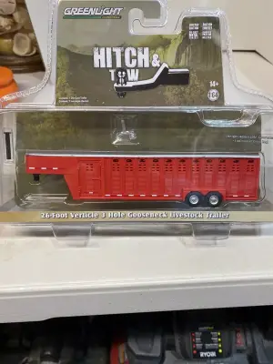 Greenlight 1/64 Contınuous Gooseneck Lıvestock Trailer G-30423 - 1