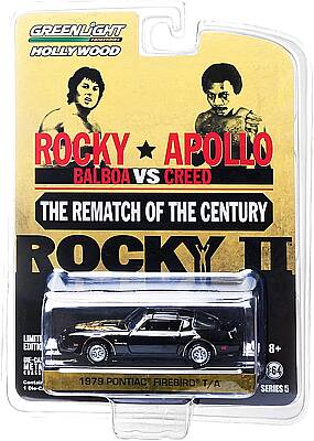 Greenlight Rocky 2 Balboa Apollo Creed karşı 1/64 1979 Pontıac Fıreg-44650 - 2