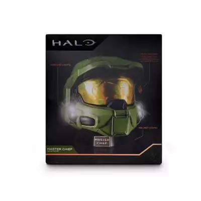 Halo Gerçekci Master Chief Işıklı Miğfer ve Sergi Standı HLW/0173 - 3