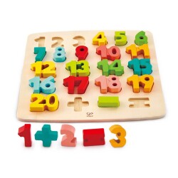 Hape Chunky Puzzle Matematik Yapbozu E1550 - 3