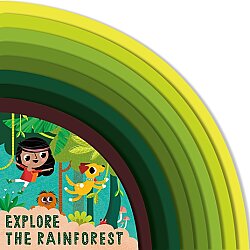 Happy Yak Explore The Rainforest - Board Book - Happy Yak