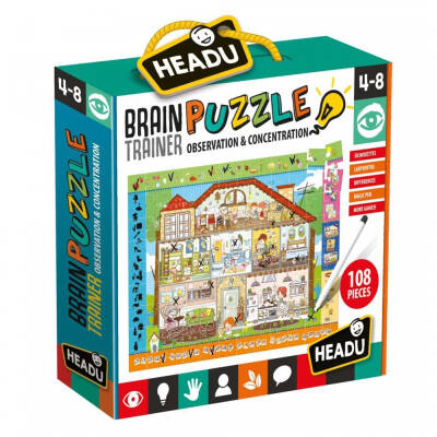 Headu Braın Trainer Puzzle (4-8 Yaş) It21154 - 1