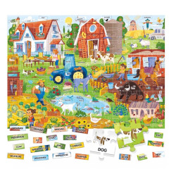 Headu Easy English 100 Words Farm (4-8 Yaş) IT20997 - 2