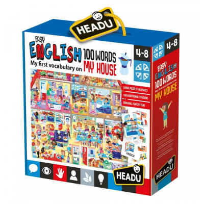 Headu Easy English 100 Words My House (4-8 Yaş) It23158 - 1