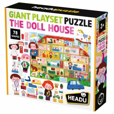 Headu Giant Playset Puzzle The Doll House Mu55355 - 1