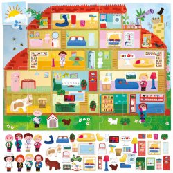 Headu Giant Playset Puzzle The Doll House Mu55355 - 2