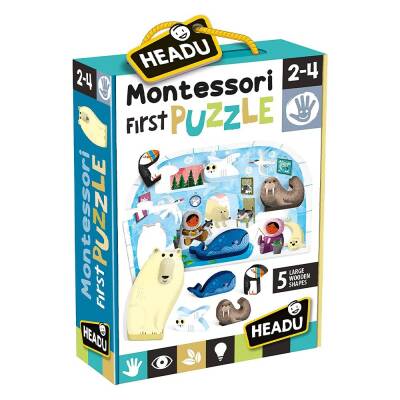 Headu Montessori First Puzzle Pole (2-4 Yaş) MU24711 - 1