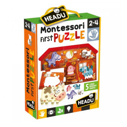 Headu Montessori First Puzzle The Farm (2-4 Yaş) It20140 - Headu