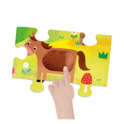 Headu Tactile Puzzle Montessori (1-4 Yaş) MU23592 - 3