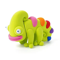 Hey Clay Yaratıcı Kil Seti - Chameleon, Gastropoda, Axolotl Hc-60049 - 5
