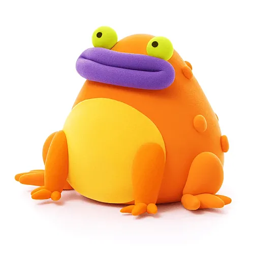 Hey Clay Yaratıcı Kil Seti - Tarantula, Turtle, Orange Frog Hc-60050 - 5