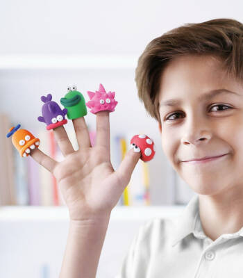 Hey Clay Hava ile Kuruyan Kil (6'lı Kutu) - Monsters (Hipster, Bigwig, Donut) HC060036 - 3