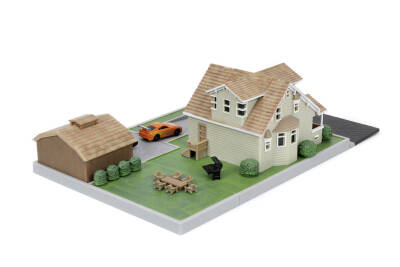 Hızlı ve Öfkeli Nano Dom's House Diorama 560773480 - 2