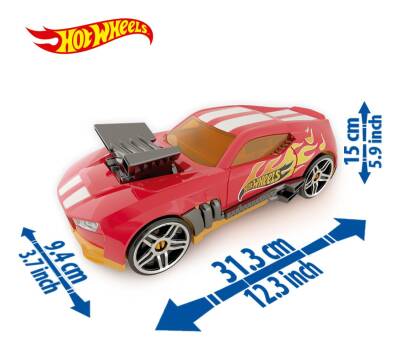 Hot Wheels 2in-1 Race Haul Car Storage Case Hwcc15R - 4