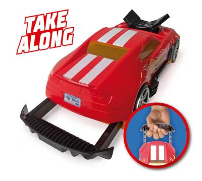 Hot Wheels 2in-1 Race Haul Car Storage Case Hwcc15R - 2
