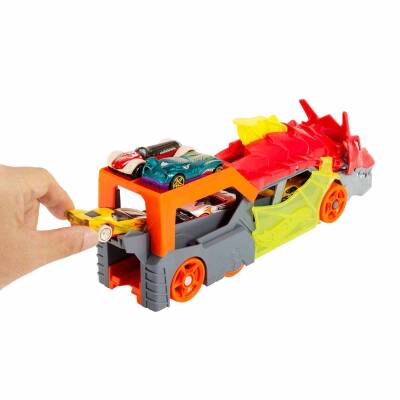 Hot Wheels Fırlatıcı ve Taşıyıcı Ejderha GTK42 - 6