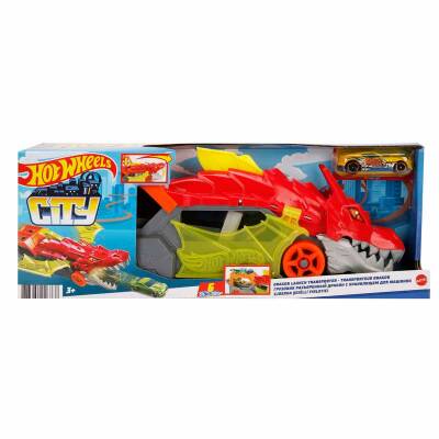 Hot Wheels Fırlatıcı ve Taşıyıcı Ejderha GTK42 - 8