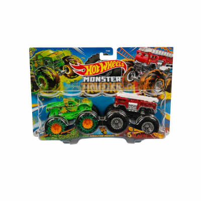 Hot Wheels Monster Trucks Güçlü İkili 1:64 Arabalar FYJ64 - 2