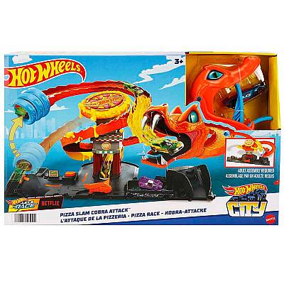 Hot Wheels Pizza Dükkanında Kobra Macerası Oyun Seti Htn81 - 1