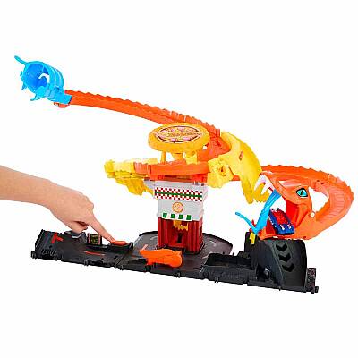 Hot Wheels Pizza Dükkanında Kobra Macerası Oyun Seti Htn81 - 4