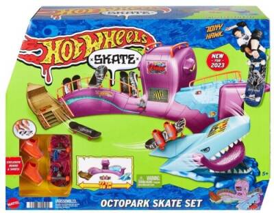 Hot Wheels Skate Ahtapot Kaykay Parkı Oyun Seti HMK01 - 1