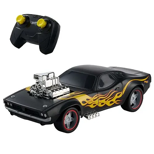Hot Wheels Uzaktan Kumandalı 1:16 Siyah Rodger Dodger JNB89 - 1