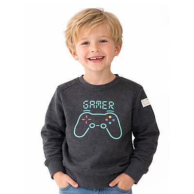 HUPALUPA Basic (Dar Kalıp) Antrasit Gamer 9-10 Yaş - 1