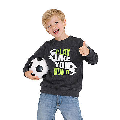 HUPALUPA Basic (Dar Kalıp) Antrasit Play Like You 7-8 Yaş - 2