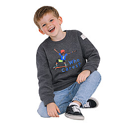 HUPALUPA Basic Sweatshirt Dar Kalıp Antrasit Skate 7-8 Yaş - 1