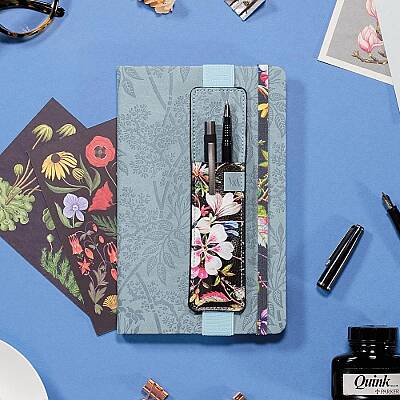 If Bookaroo Defter Ustu Kalemlık Sıyah Cıcek Desen 49102 - 4