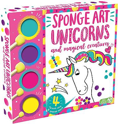 Igloo Sponge Art Unicorns And Magical Creatures - 1