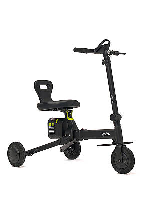 Igofor 3 Tekerlekli Katlanabilir Elektrikli Oturulabilir Scooter Siyah EM301-B - 1