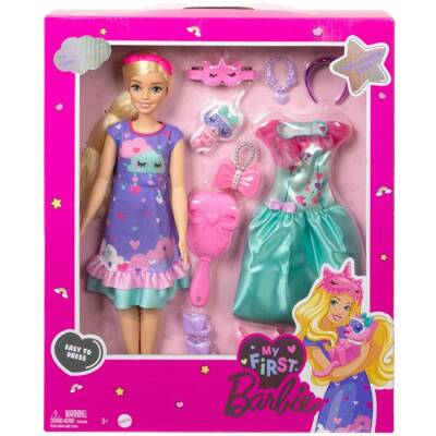 İlk Barbie Bebeğim Delüks Bebek Hmm66 - 1