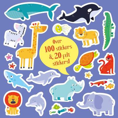 Imagine That Felt Stickers - Animals Play Scene Book - 5