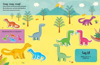 Imagine That Felt Stickers - Dinosaurs Play Scene Book - 5