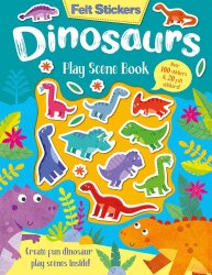 Imagine That Felt Stickers - Dinosaurs Play Scene Book - 1