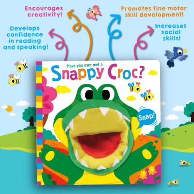 Imagıne That Have You Ever Met A Snappy Croc - Hand Puppet Board Book - 2