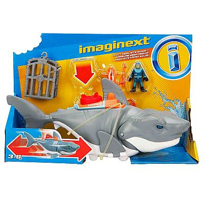 Imaginext Çılgın Köpek Balığı Oyun Seti Gkg77 - 6
