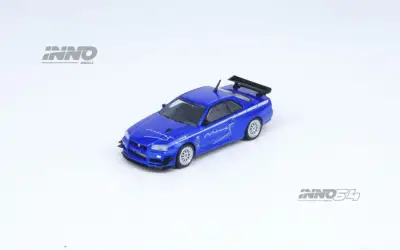 Inno 1/64 Nıssan Skyline Gt-R (R34) V-Spec Tuned By In64-R34Vs-Mınes-Bl - 3