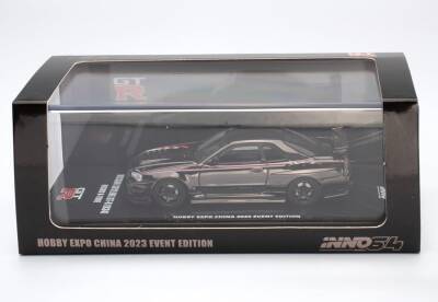 Inno 1/64 Nissan Skyline Gt-R(R34) Nısmo R-Tune Black In64-R34Rt-Bch - 4