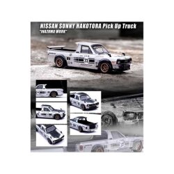 Inno 1/64 Nissan Sunny Hakotora Pick Up Truck In64-Hkt-23R - 3