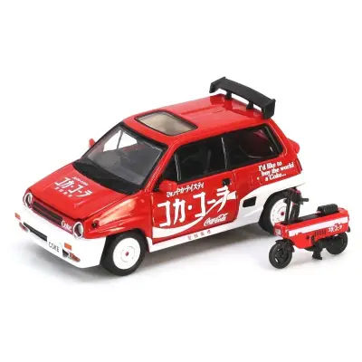 Inno 1/64 Scale Coca-Cola Honda City Turbo Iı In64-Coke058 - 2