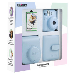 Instax Mini 12 Mavi Fotoğraf Makinesi 10'lu Film Fotsı195-Bx4-10-Dk-Ka - 2