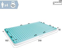 Intex Lüks Tutunmalı Ada Deniz Yatak 310x183 cm 56289 - 4