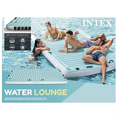Intex Lüks Tutunmalı Ada Deniz Yatak 310x183 cm 56289 - 5