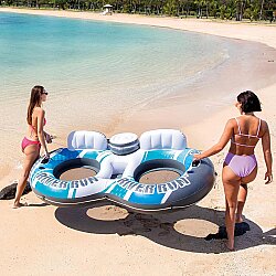 Intex 56827 River Run Çift Taraflı Mavi Fileli Koltuk 243 cm - 2