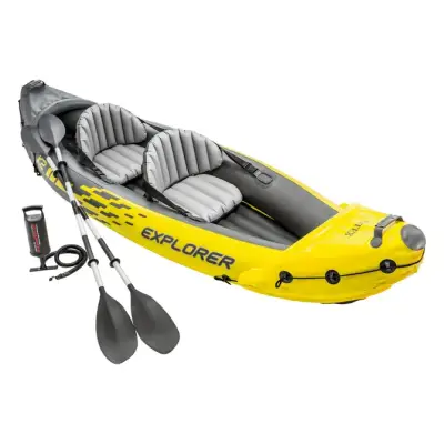 Intex Explorer K2 Kano+Kürek+Pompa Set 312 cm. - 2